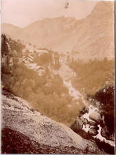 France, vallée de la Biasse Vintage print,  Tirage citrate  8x11  Circa 19