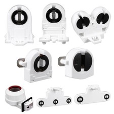 Presa T5/T8 G5/G13 Base 2A Portalampada Fluorescente Accessorio Luce Bianco