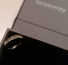 Anello Donna Brosway Tring. Acciaio E Swarovski. Diametro 1,5 Cm. 