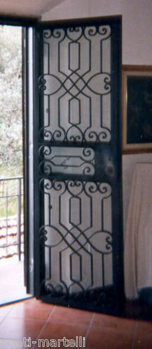 Cancello portone ferro battuto - cancello,