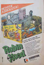 Pubblicità Advertising Clipping 1974 GIOCHI CLEMENTONI ROBIN HOOD DISNEY