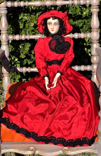 Antica rara bambola - , boudoir