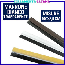 paraspifferi sottoporta adesivo a spazzola per porta interna pvc autoadesivo