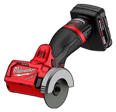 Milwaukee m12 fuel cutoff - fuel, 3"