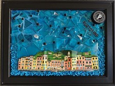 Quadro Bottiglie Gin, con