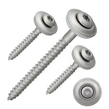 Viti per lattoniere Torx | Acciaio inox A2 | Disco di tenuta 15 mm | 4,5 x 20 - 100 mm