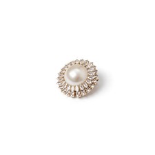 Sodini Spilla Perle e Strass