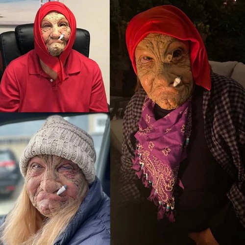 Maschera funny granny - funny, nonna