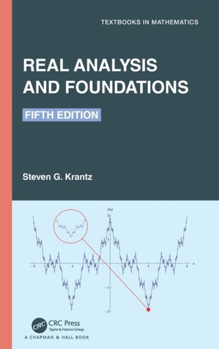 Real analysis and foundations - analysis,