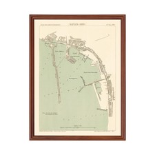Vecchia Mappa di Napoli 1889 -