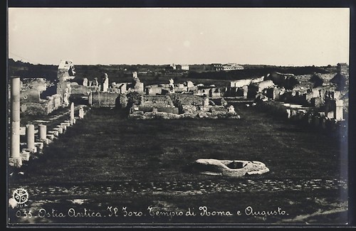 Ostia antica foro tempio - ostia, antica,