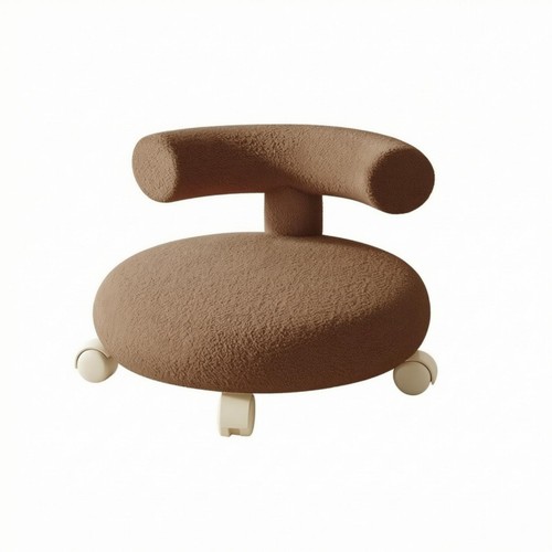 Sgabello basso con ruote - basso,