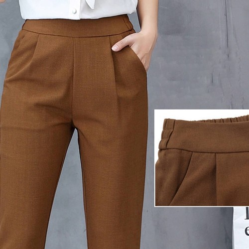 Pantaloni donna casual vita