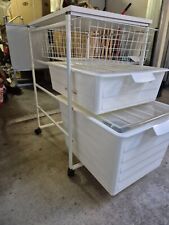 CARRELLO CONTENITORE CON RUOTE CUCINA/BAGNO