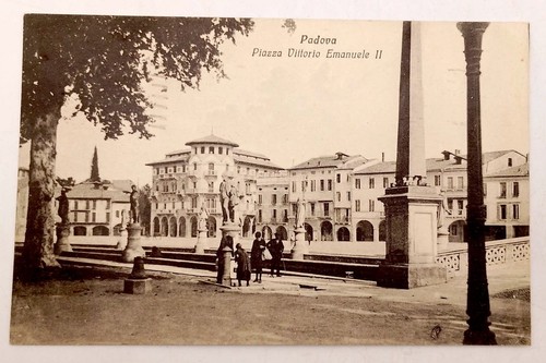Cartolina padova piazza - -,