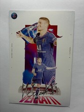 MARCO VERRATTI-Parigi Saint-Germain 21/22-ITALIA-Pescara-Al Duhail-Tessera Club-AK