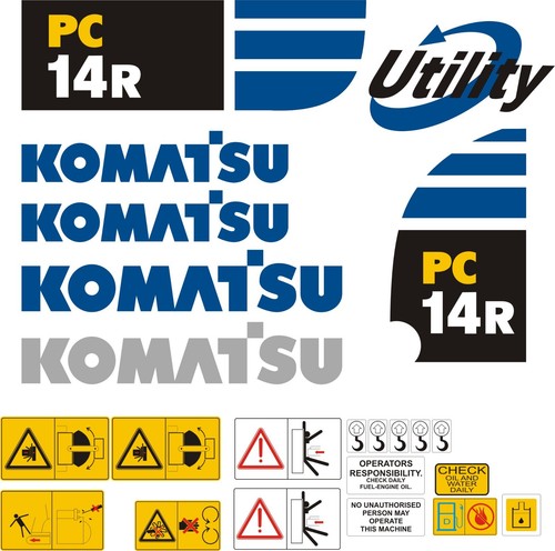 Komatsu pc14r set - pc14r,
