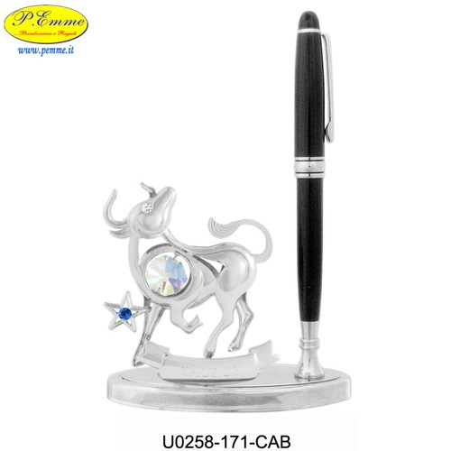 Segno zodiaco toro con - zodiaco, penna