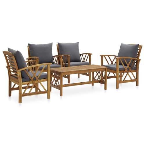 Vidaxl set divani giardino - set, da