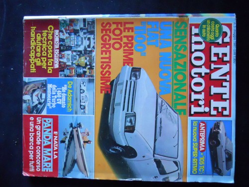Gente motori 1981 fiat - gente, n°5