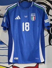 MAGLIA BARELLA ITALIA ALBANIA MATCH WORN EUROPEI 2024 M INTER.