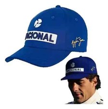 Cappello Ayrton Senna Nacional Blu Boné Nacional Ayrton Senna Retro F1