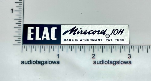 Distintivo giradischi elac - distintivo,