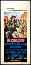 1953 * Locandina Cinema "Hondo - John Wayne" Western (B)