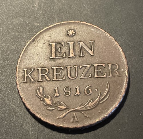 1816 austria ein kreuzer - ein, buone