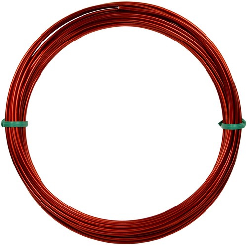 Filo alluminio tondo rosso - ,, 2