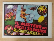 L'agente segreto X-9 Il mistero dei fucili silenziosi Nerbini 1935 Anastatico...