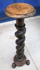 Colonna a torciglione '800 portavaso pioppo h 107 cm spedizione gratuita!