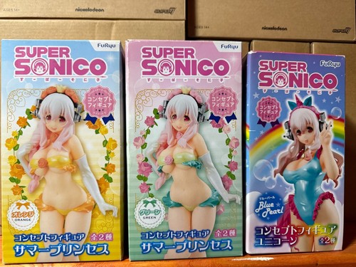 Super sonico figure furyu - sonico,