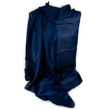 Stola blu misto seta da donna
