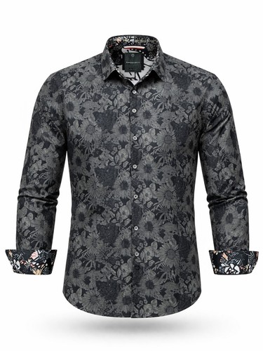 Camicia numerologia fiori uomo - fiori,