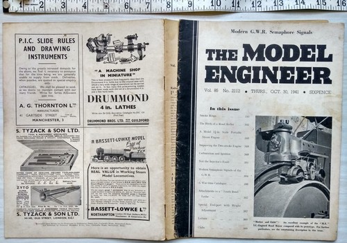 Model engineer magazine - magazine, vol