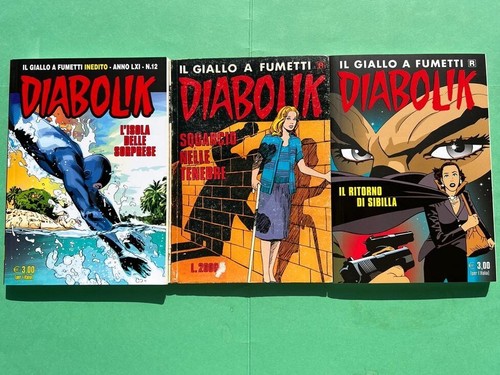 Diabolik lotto tre albi - lotto, di
