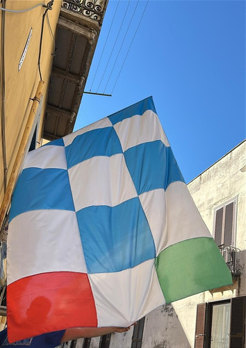 Bandiera bianco azzurro napoli - bandiera,
