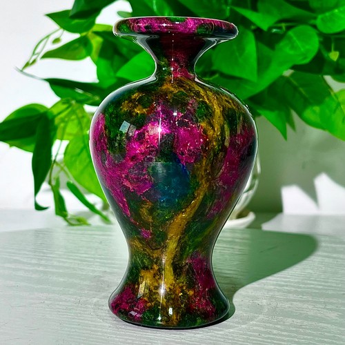 Vaso fiori giada colorato