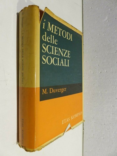 Metodi delle scienze sociali - i,