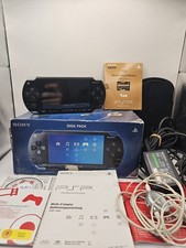 PSP Fat Model 1004 Sony PlayStation Nero Black Funzionante Boxed Completo