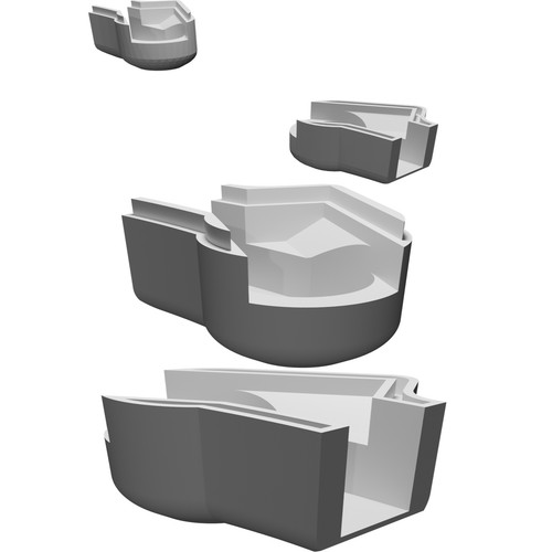 Kit riparazione cerniera - riparazione, per