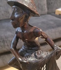 Statua vintage in legno