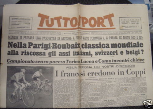 Tuttosport 1952 parigi - tuttosport, 13/4/1952