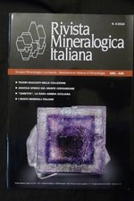 Rivista mineralogica italiana - rivista,