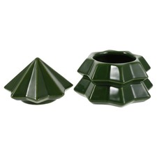  Barattolo a forma di albero di Natale: contenitore in ceramica per alimenti,