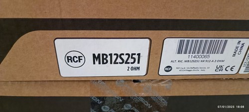 Rcf mb12s251 woofer - mb12s251,