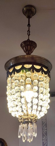 Antico lampadario coppia di - e,