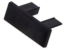 2 mascherine C24392C07 per profili LED nere MICRO-PLUS KLUŚ