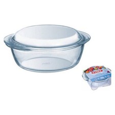 Pyrex Casseruola Vetro borosilicato (18cm) con coperchio Trasparente 207A000